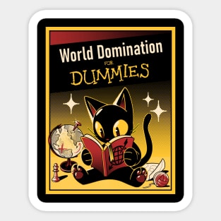 World Domination For Dummies by Tobe Fonseca Sticker